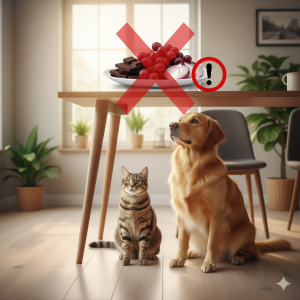 A realistic photo of a dog and cat